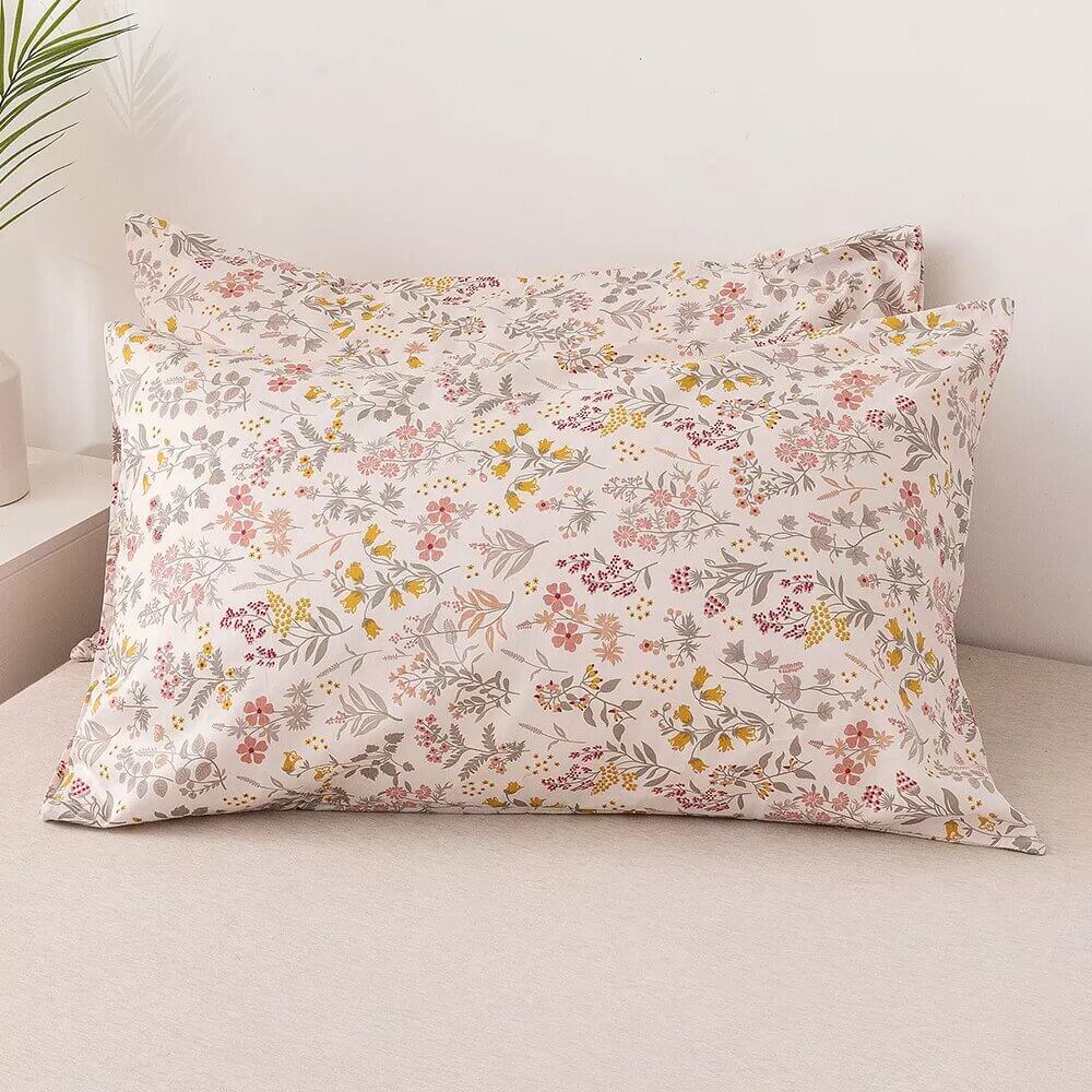 Funda Nórdica mini flor primavera, 100% Algodón.