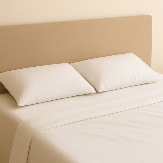 Low Firmness Fiber Pillow – Anti-mite and suitable for side and back sleeping
