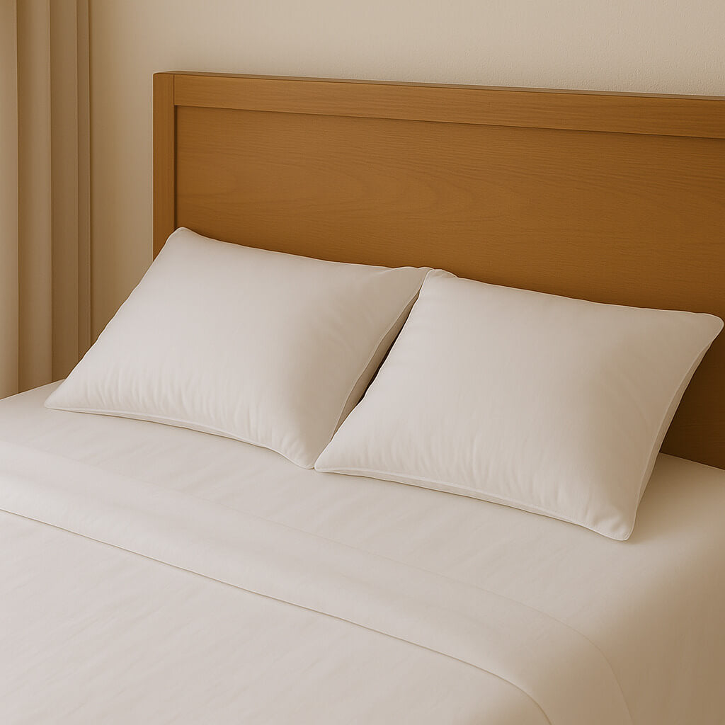 Almohada Tacto Pluma 1500 g/m² – Firmeza Media-Alta y funda 100% algodón