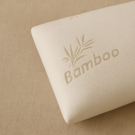 Viscoelastic pillow with bamboo cover – Maximum adaptability and natural freshness