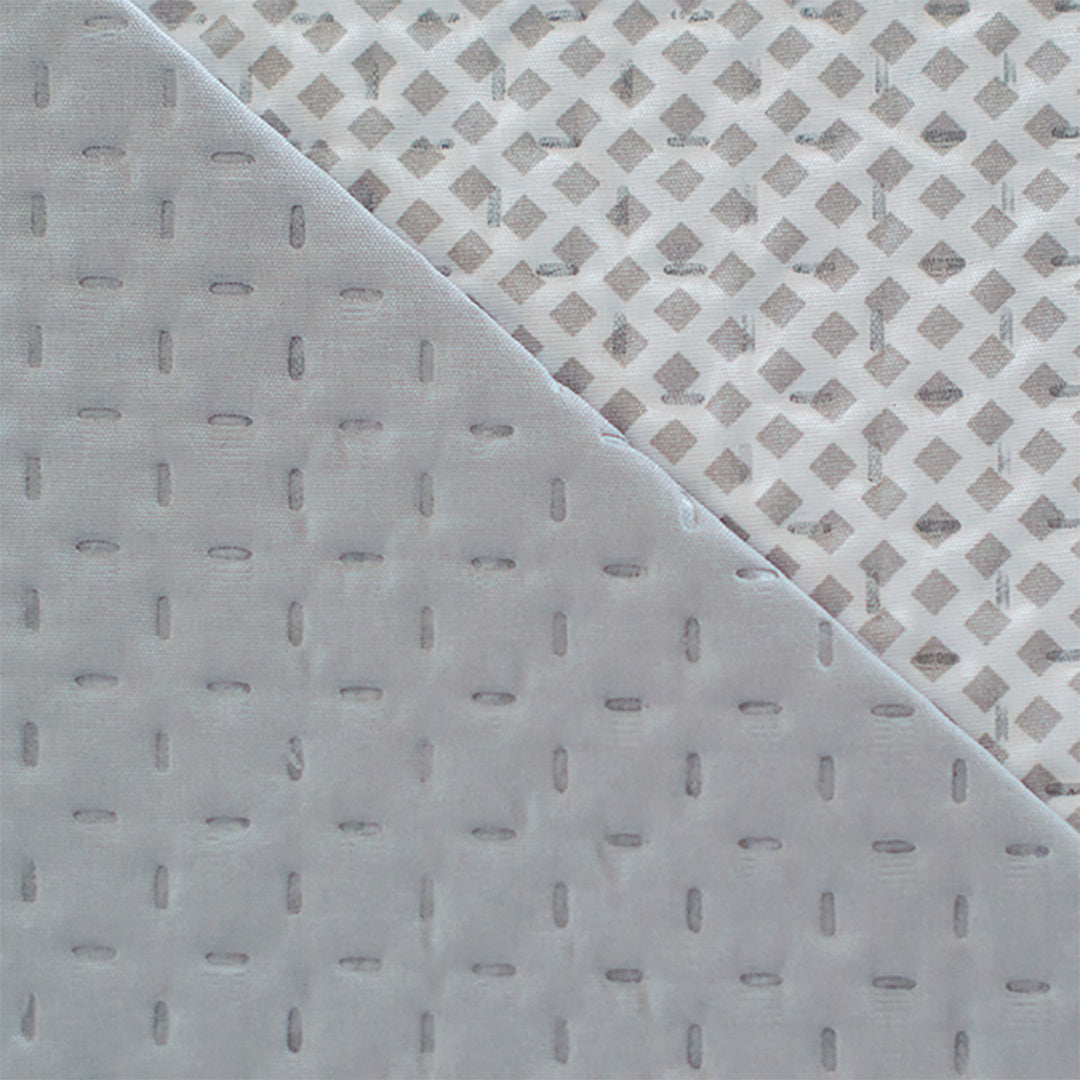 Colcha Bouti de verano: fresca, ligera, reversible y elegante. Color Gris.