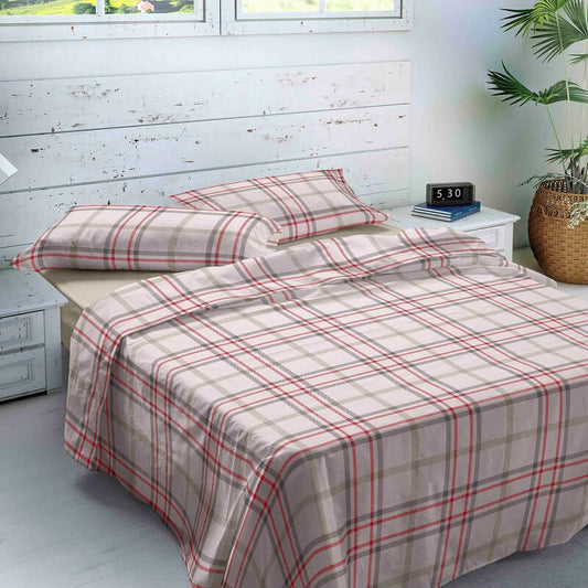 Flower duvet cover with reversible print, 100% Cotton
