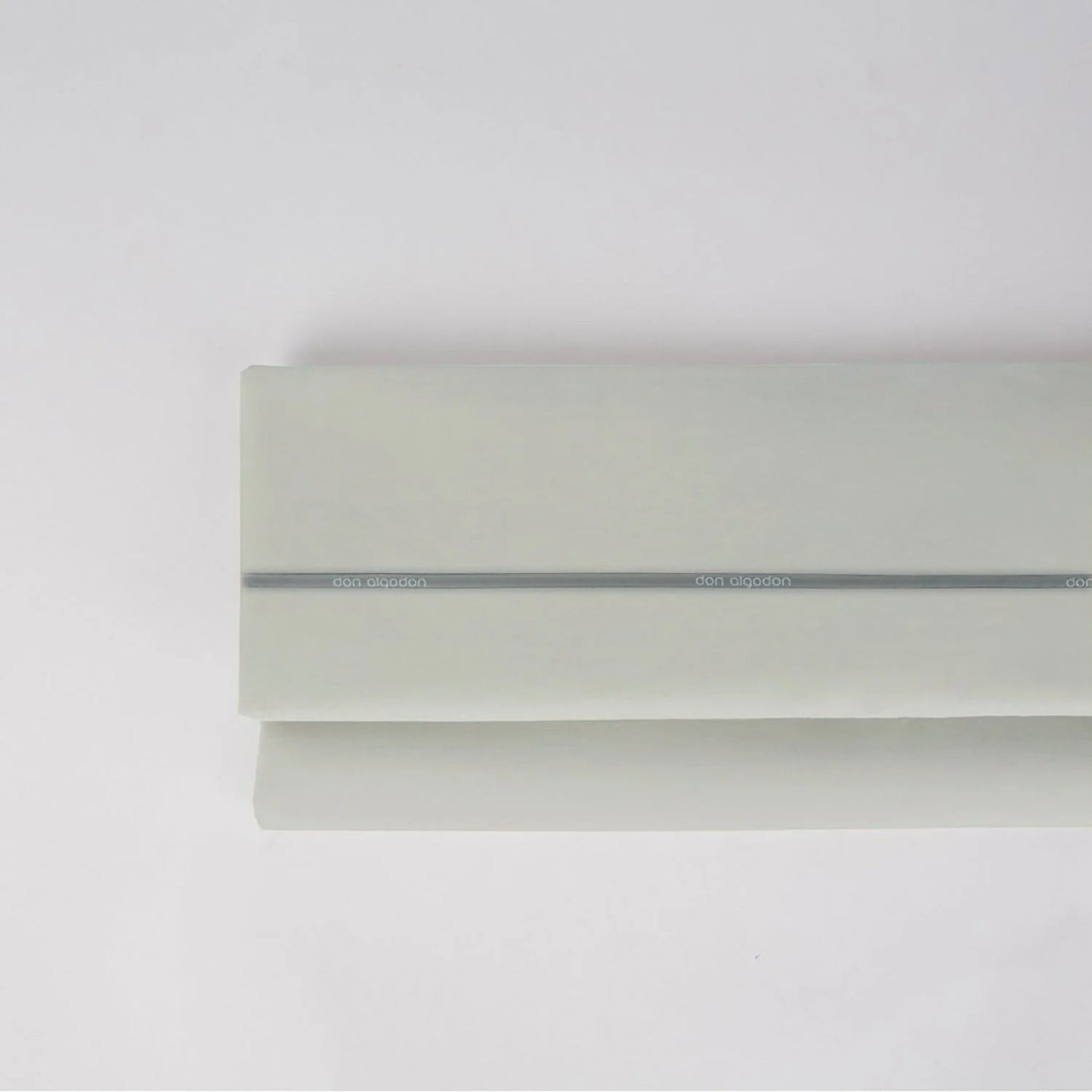 Sábana encimera 100% Algodón Percal 180 hilos muy suave. Color Verde claro