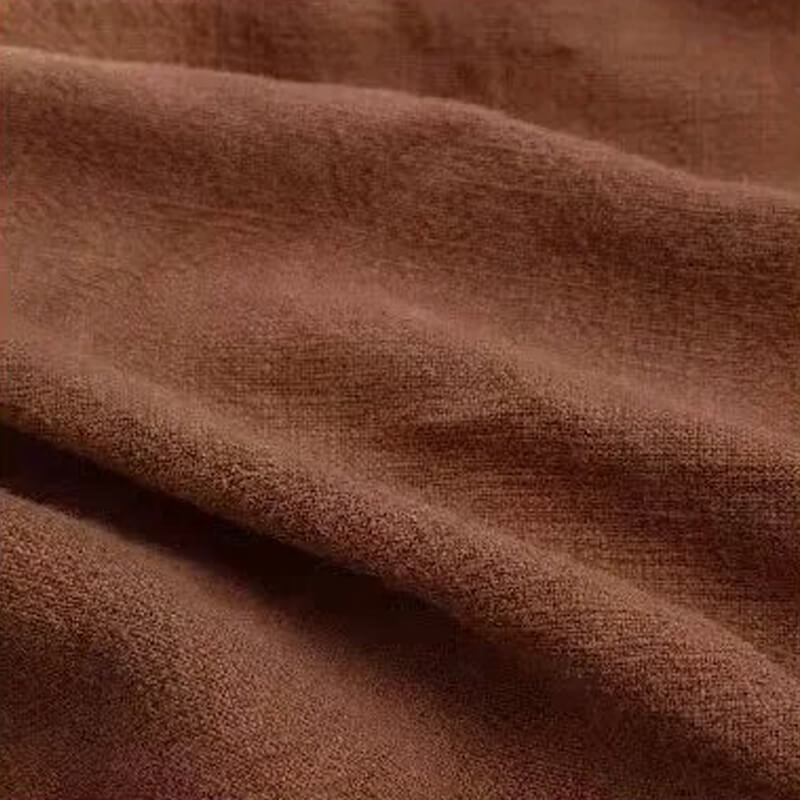 Natural Linen and Cotton cushion cover Terracotta: minimalist elegance for your home.
