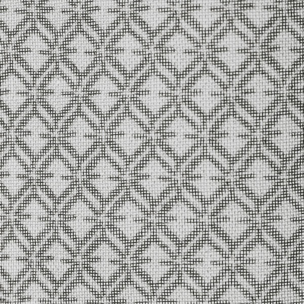 Cortina con patrón geométrico. Color Gris. 140cm x 240cm - Oma Home