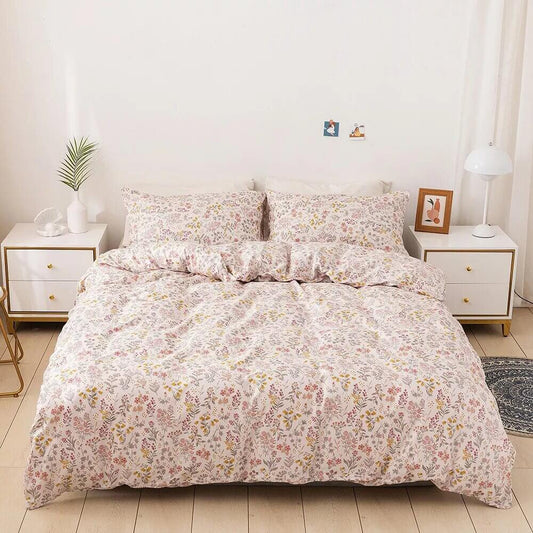Funda Nórdica mini flor primavera, 100% Algodón.