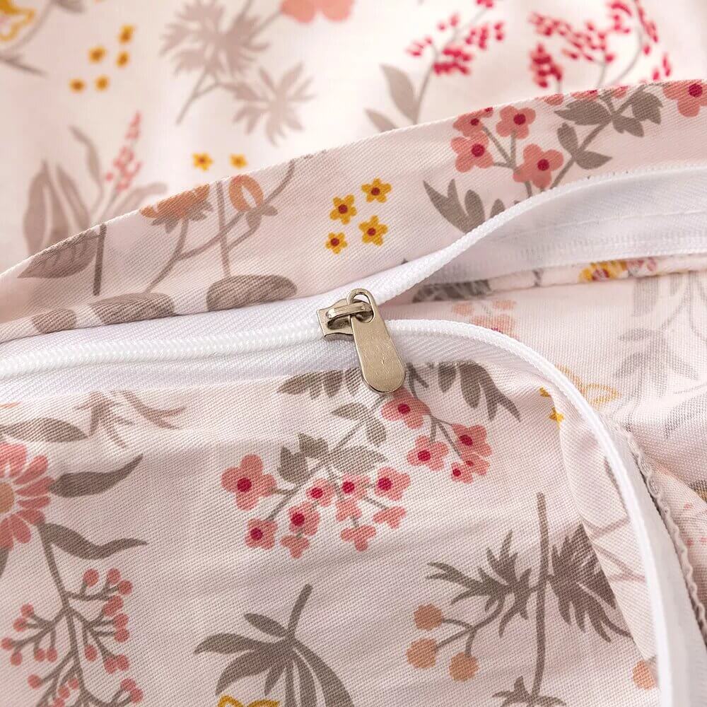 Funda Nórdica mini flor primavera, 100% Algodón.